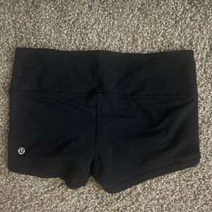 lululemon athletica Women's Classic Black Athletic Shorts